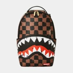 SPRAYGROUND Sharks In Paris Mens Backpack (Brown)