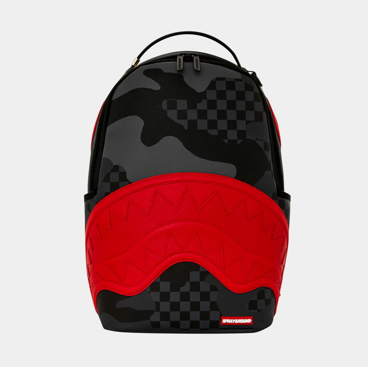 SPRAYGROUND 3am Red Alert Mens Backpack (Black/Red)