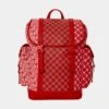 SPRAYGROUND Tri Split Monte Carlo Mens Backpack (Red)
