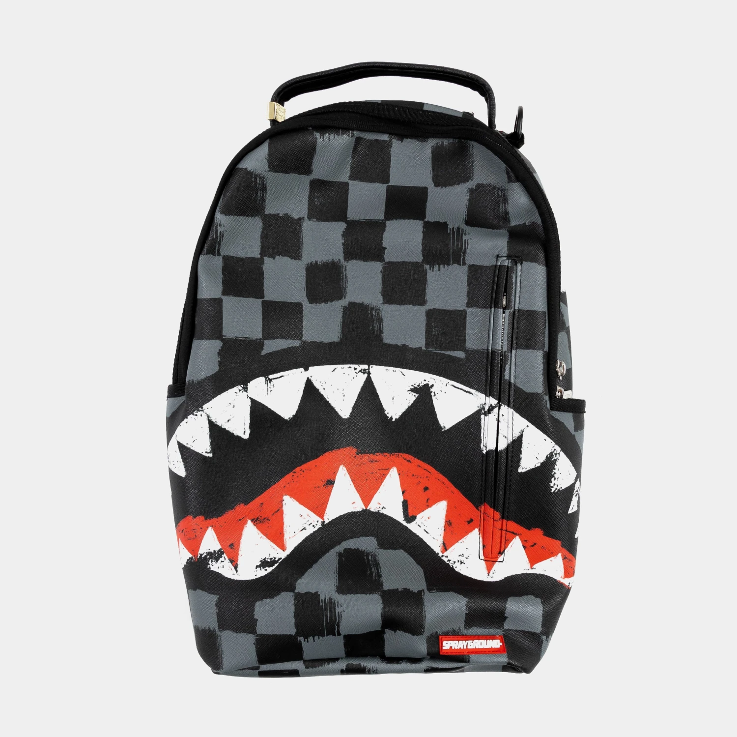 SPRAYGROUND Sharks In Paris Painted Mens Backpack (Black/Red)