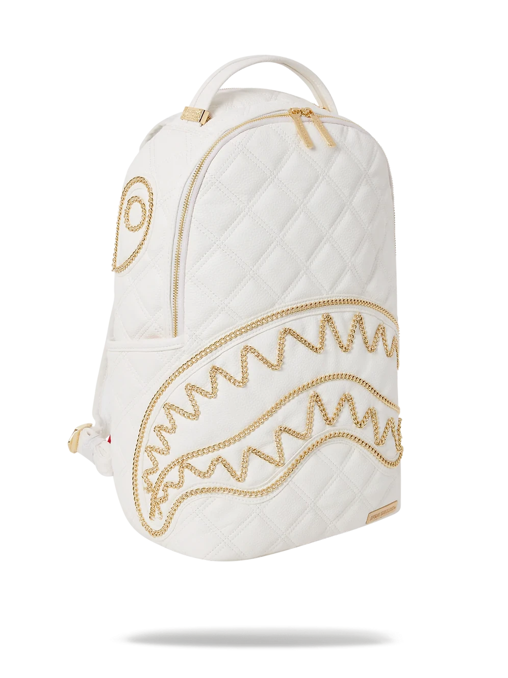 Sprayground Riviera White Gold DLX Backpack - Image 4