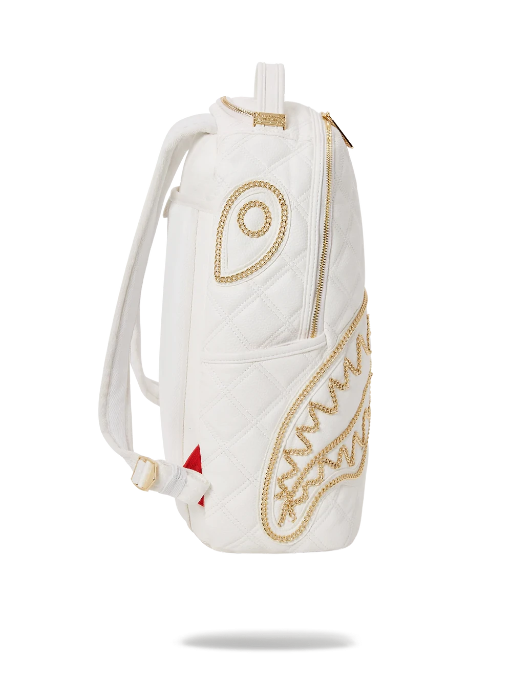 Sprayground Riviera White Gold DLX Backpack - Image 2