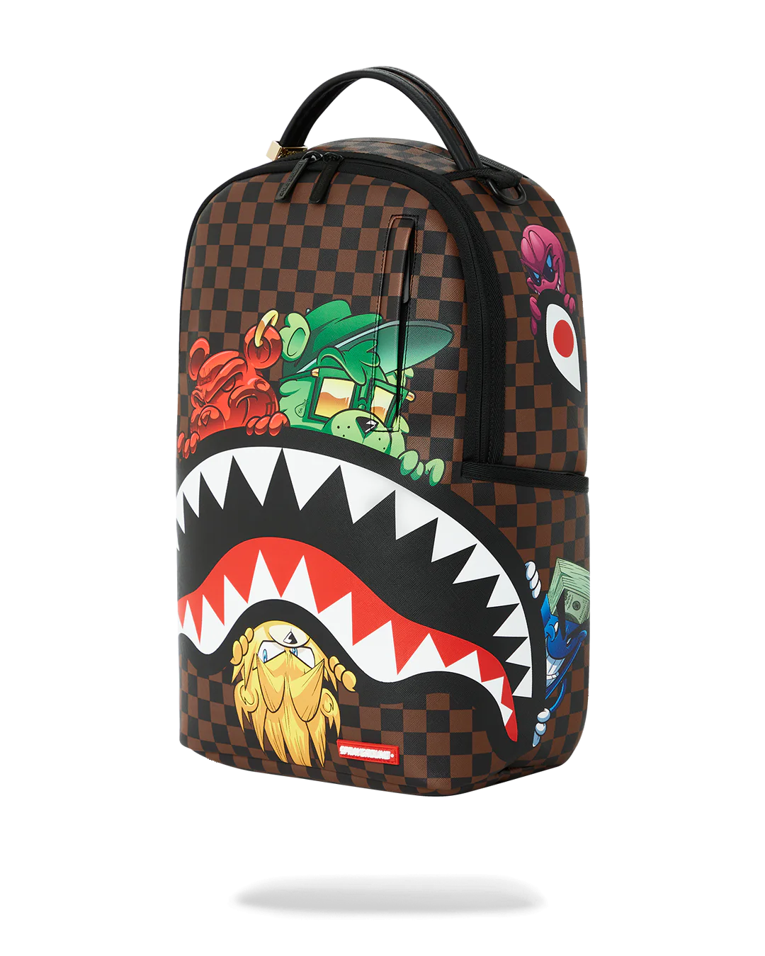 Sprayground Sharks In Paris Characters Sneakin DLXV Backpack - Image 4