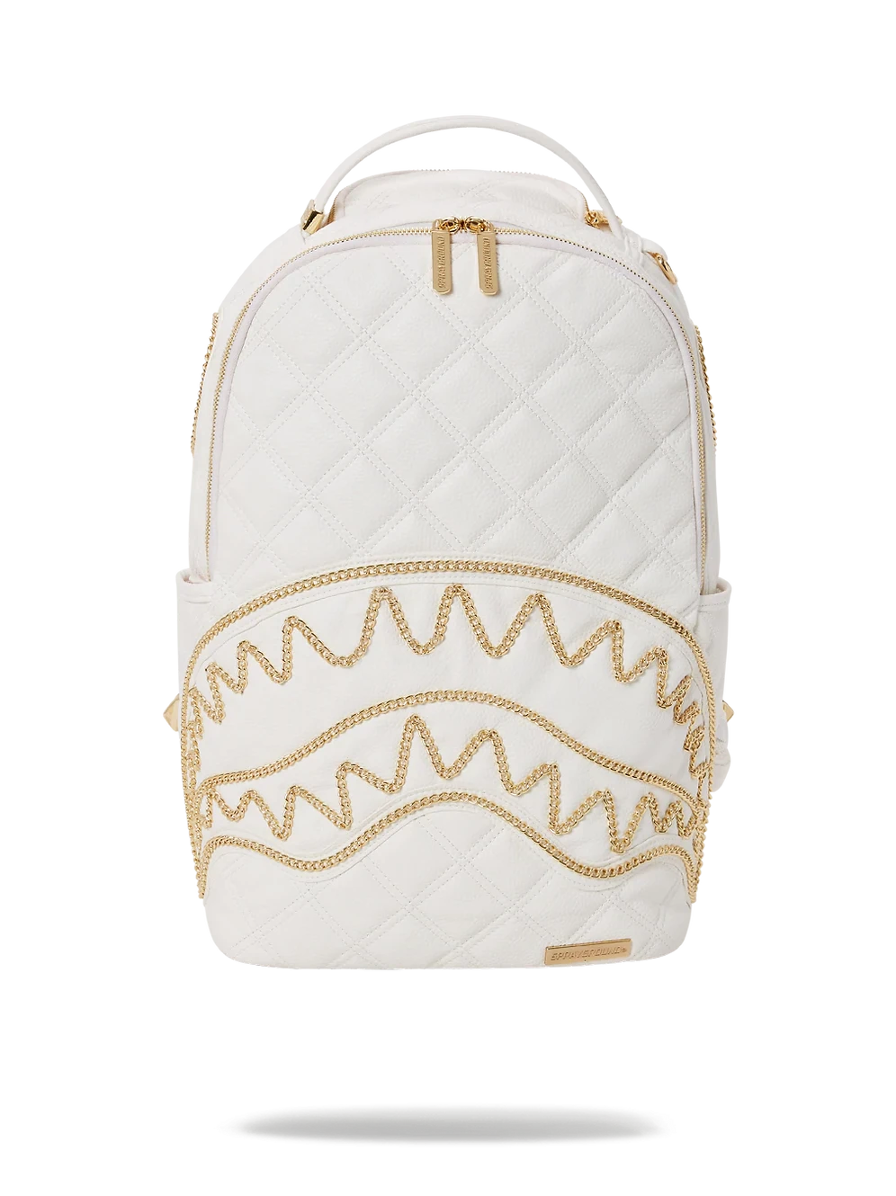 Sprayground Riviera White Gold DLX Backpack