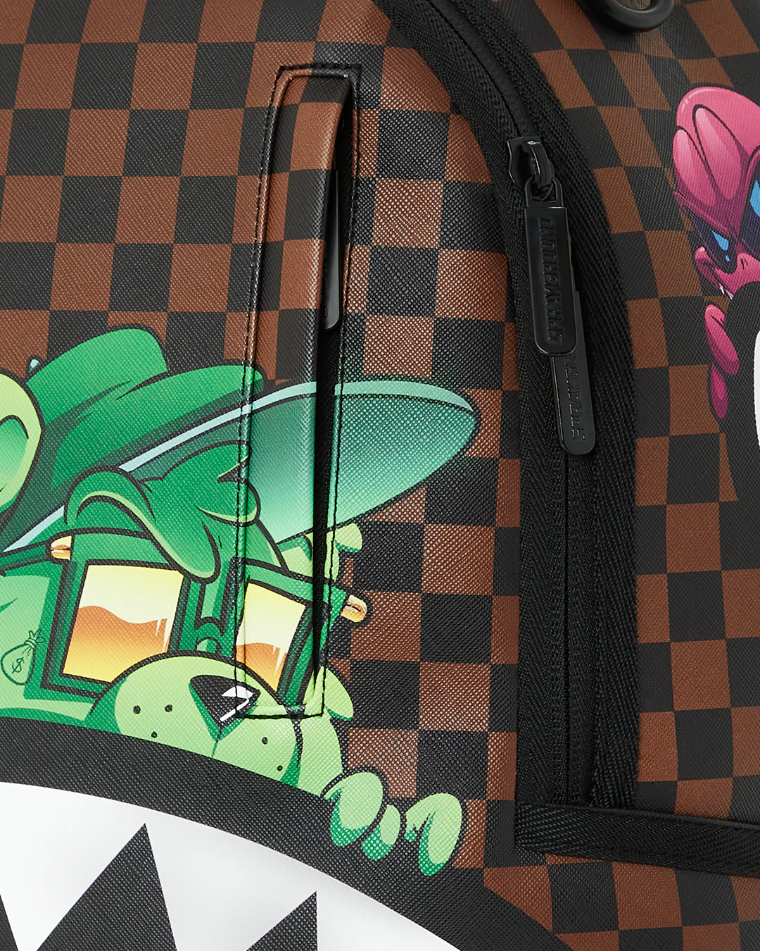 Sprayground Sharks In Paris Characters Sneakin DLXV Backpack - Image 7