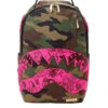 Sprayground Camo Pink DLX Backpack