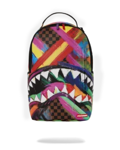 Sprayground Sharks In Paris City Streaks DLXV Backpack