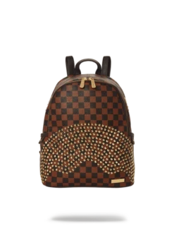 Sprayground Sharks In Paris Gold Rivet Polaris Savage Backpack