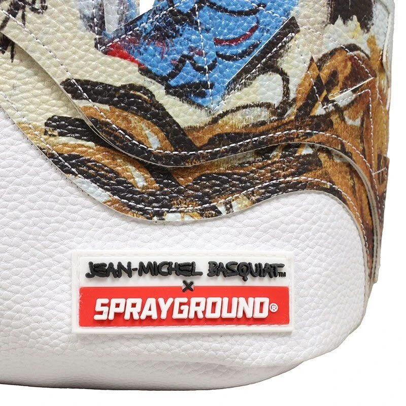 Sprayground Jean Michael Basquiat White Shark DLX Backpack - Image 7