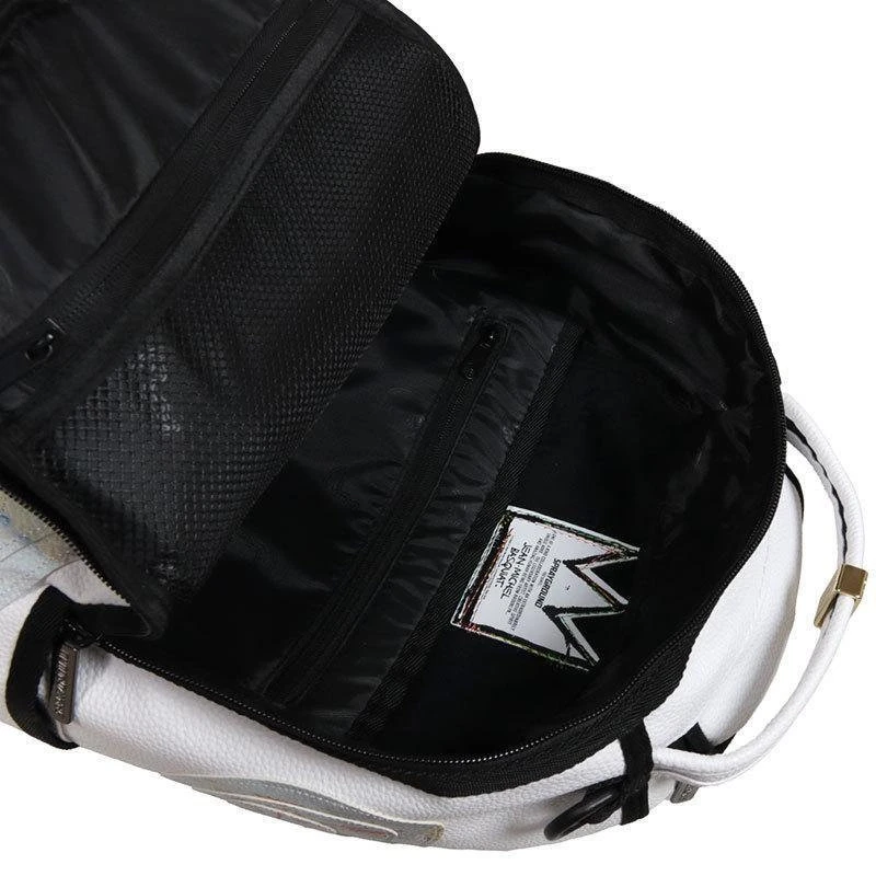 Sprayground Jean Michael Basquiat White Shark DLX Backpack - Image 6