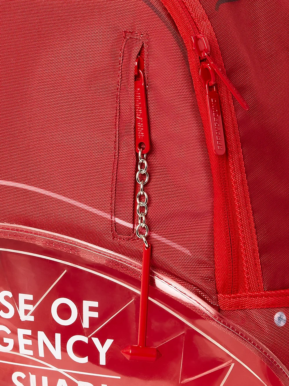 Sprayground Break In Case Of Emergency Shark DLX Backpack - Image 7