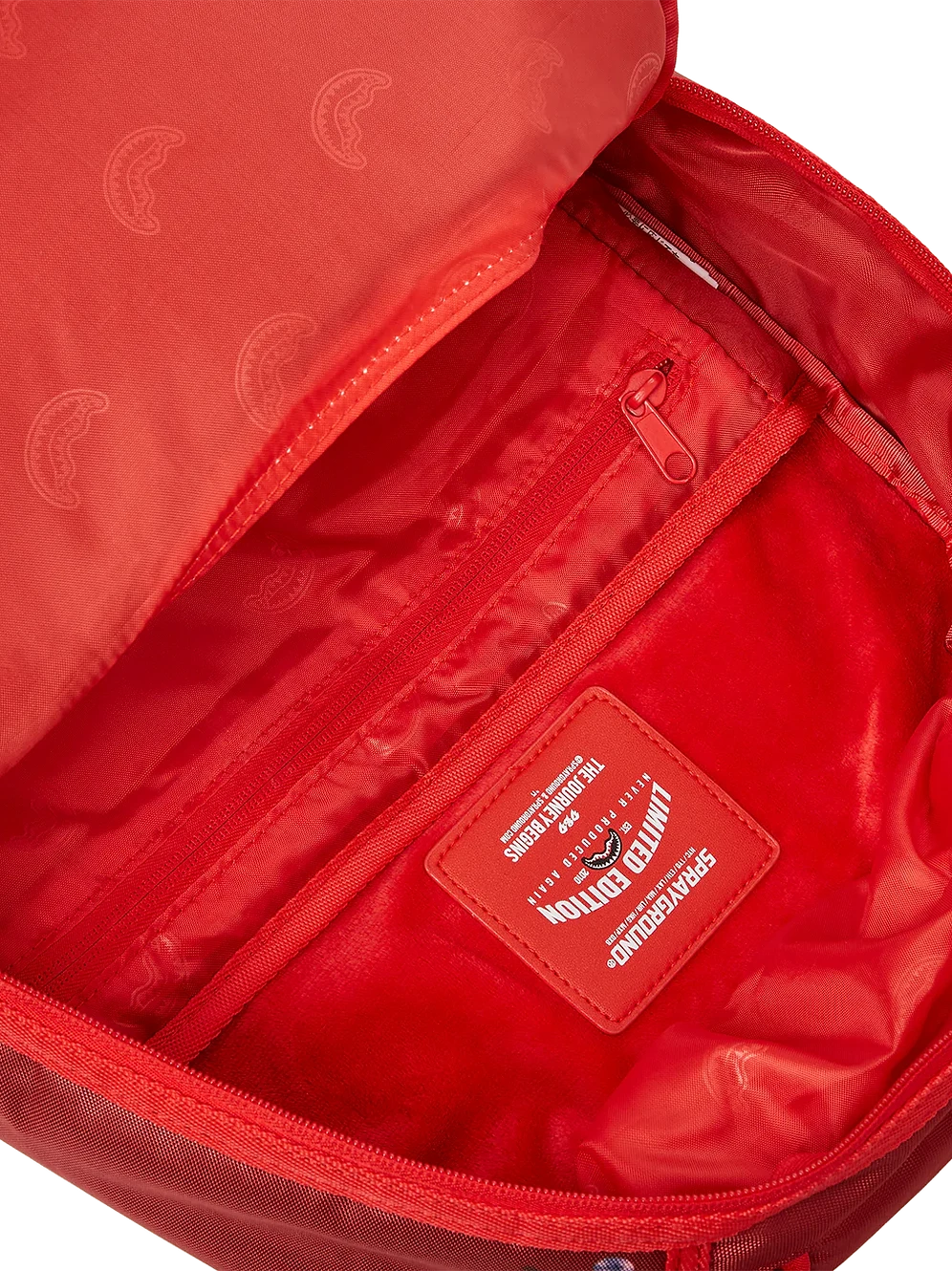 Sprayground Break In Case Of Emergency Shark DLX Backpack - Image 6