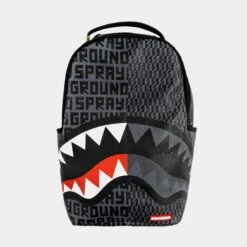 SPRAYGROUND Split Money Check Mens Backpack (Grey/Black)