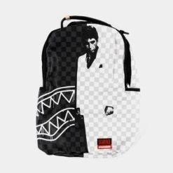SPRAYGROUND Shoe Palace Exclusive Scarface Split Sharks In Paris Mens Backpack (Black/White)
