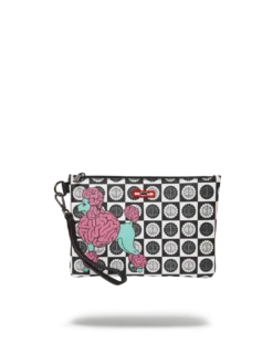 SPRAYGROUND POODLE CHECK RON ENGLISH COLLAB POUCHETTE