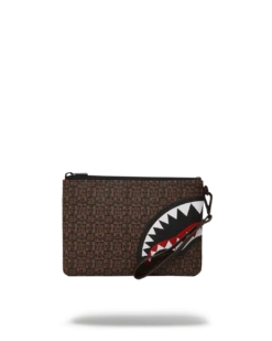 SPRAYGROUND FRENZY SHARKS CROSSOVER CLUTCH