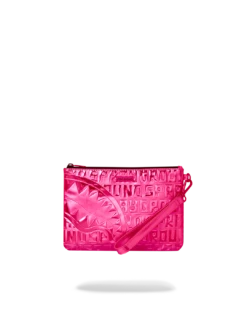 SPRAYGROUND INFINITI PINK DIAMOND CROSSOVER CLUTCH