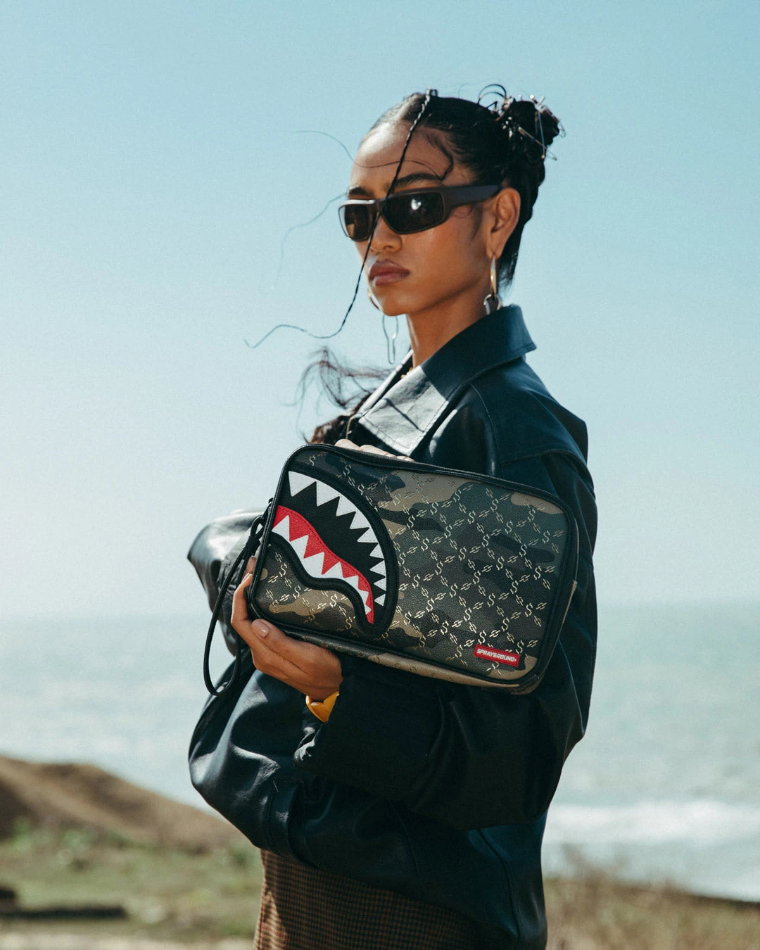 SPRAYGROUND LASERS BLAZIN TOILETRY BRICKSIDE BAG - Image 2