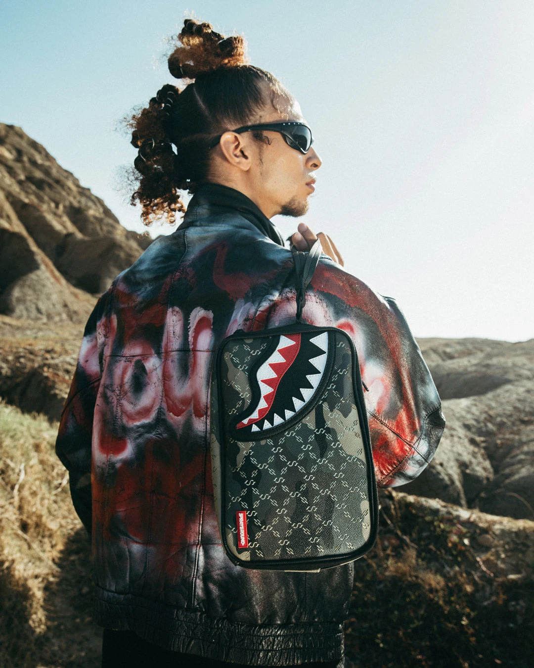 SPRAYGROUND LASERS BLAZIN TOILETRY BRICKSIDE BAG - Image 8