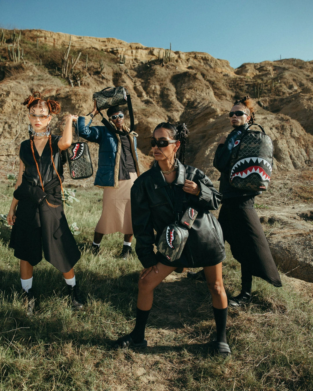 SPRAYGROUND LASERS BLAZIN TOILETRY BRICKSIDE BAG - Image 9