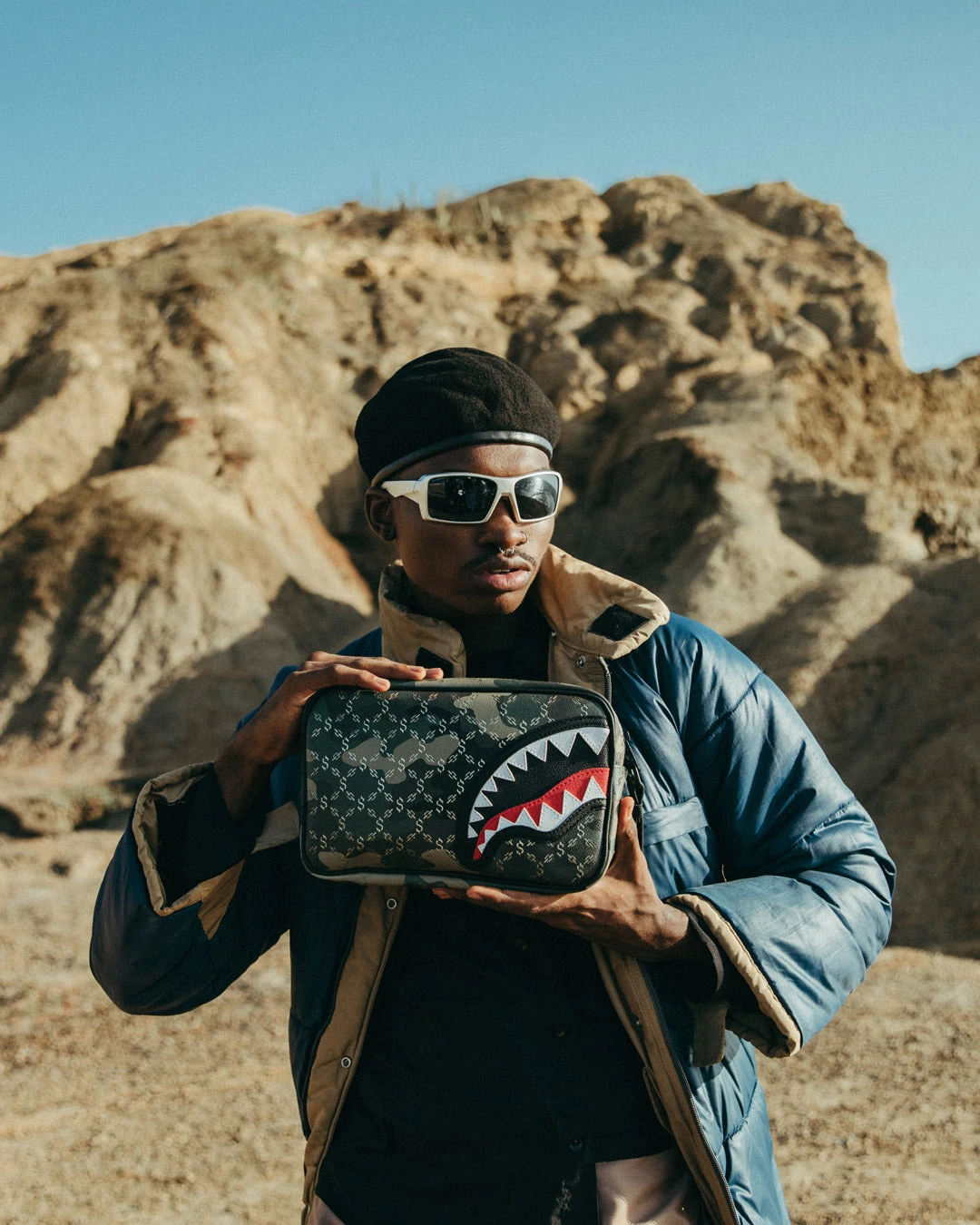 SPRAYGROUND LASERS BLAZIN TOILETRY BRICKSIDE BAG - Image 10