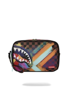 SPRAYGROUND SHARKS IN PARIS CITY STREAKS TOILETRY BAG