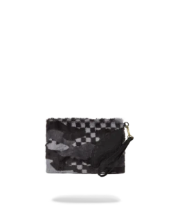 SPRAYGROUND 3AM PLUSH ASPEN HIGHLANDS CROSSOVER CLUTCH