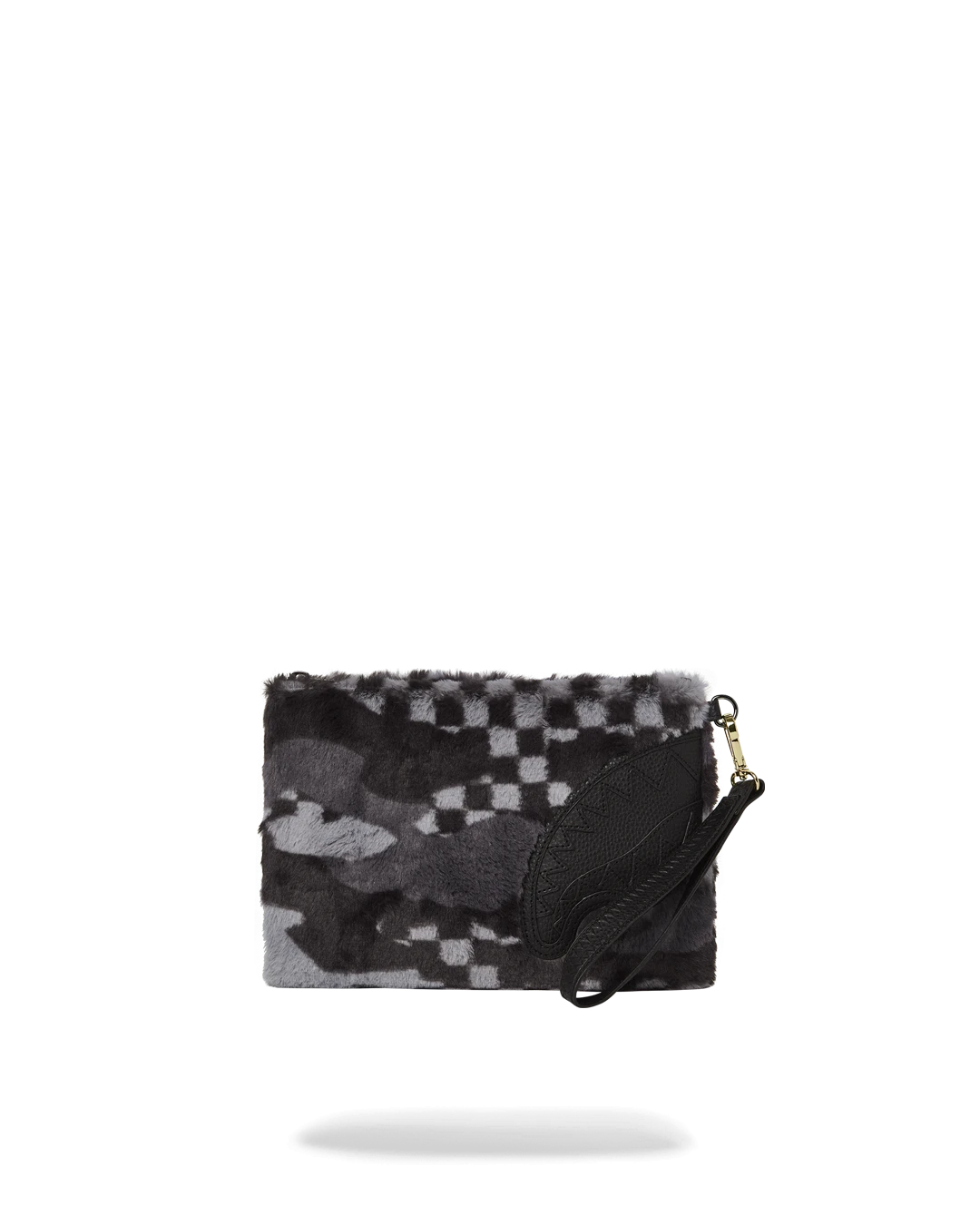 SPRAYGROUND 3AM PLUSH ASPEN HIGHLANDS CROSSOVER CLUTCH