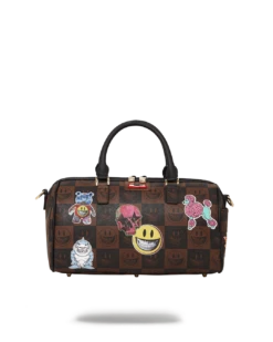 SPRAYGROUND GLOBAL MOGUL POPAGANDA RON ENGLISH EDITION MINI DUFFLE