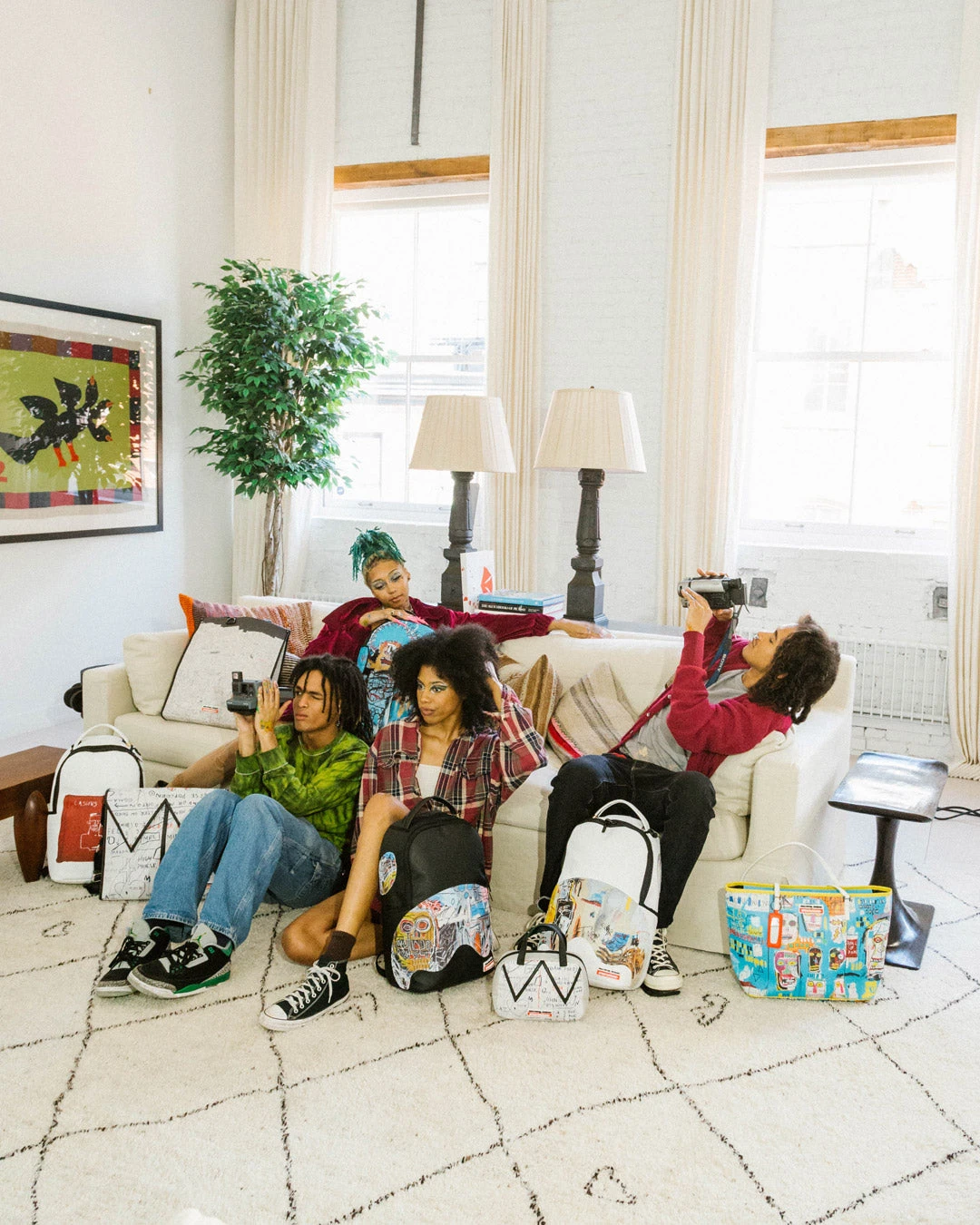 SPRAYGROUND OFFICIAL BASQUIAT PEGASUS 1987 LOFT TOTE - Image 8