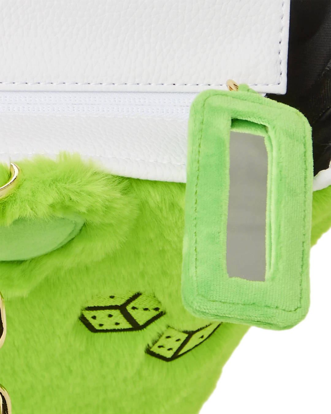 SPRAYGROUND PLUSH MONEYBEAR TOTE (GREEN) - Image 8