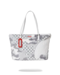 SPRAYGROUND 3AM PLUSH SWISS ALPS TOTE