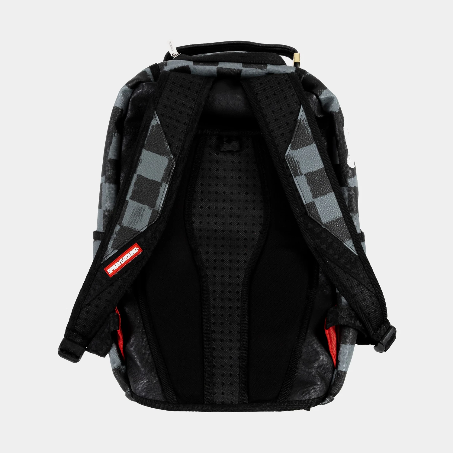 SPRAYGROUND Sharks In Paris Painted Mens Backpack (Black/Red) - Image 2