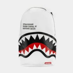 SPRAYGROUND Shark Central 2.0 Mens Backpack (White)