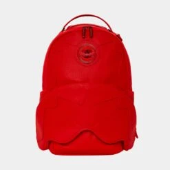 SPRAYGROUND Heavy Metal Shark Red Mens Backpack (Red)