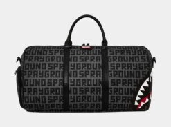 SPRAYGROUND Sharkfinity Stealth Pilot Mens Duffle (Black)
